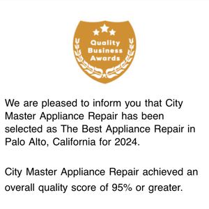 City Master Appliance Repair on Yelp