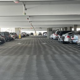 Photo of SFO Long Term Parking - San Francisco, CA, United States. Empty Spots EVEN THOUGH THEY MADE ME PARK MY CAR ON THE CURB!