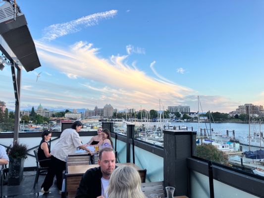 Photo of Finn's Seafood Chops Cocktails - Victoria, BC, CA. a view of the harbor