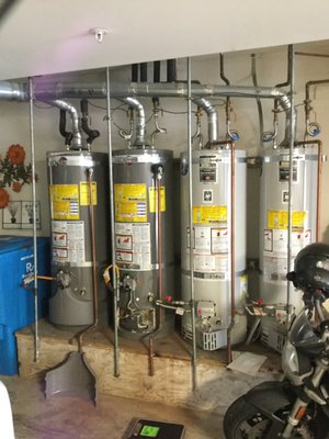 Photo of Discount Plumbing Rooter - Daly City, CA, US. Water Heater Installation - Multi Unit