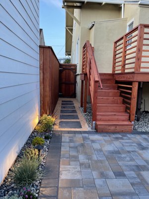 Photo of Vigorous Landscaping - Daly City, CA, US. a walkway with steps leading up to a house