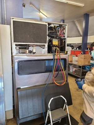 Photo of Pro Max Appliance Repair - Carmichael, CA, US. COMMERCIAL ICEMAKER  pressure sensor  replacement  (Rosvile  area )