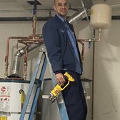 David installs new water heater