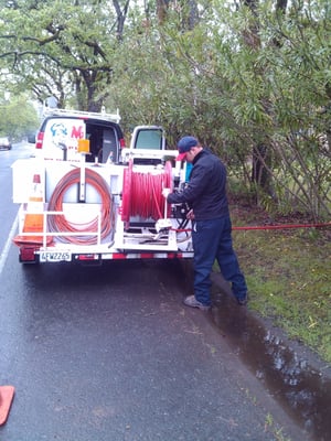 Photo of Mr. Rooter Plumbing of Sonoma County - Santa Rosa, CA, US. Jetter- Our hydroscrubbing equipment