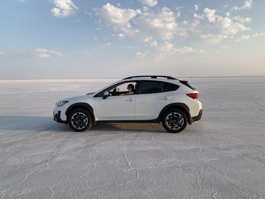 Photo of Putnam Subaru - Burlingame, CA, US. A girl and her brand new Subaru.