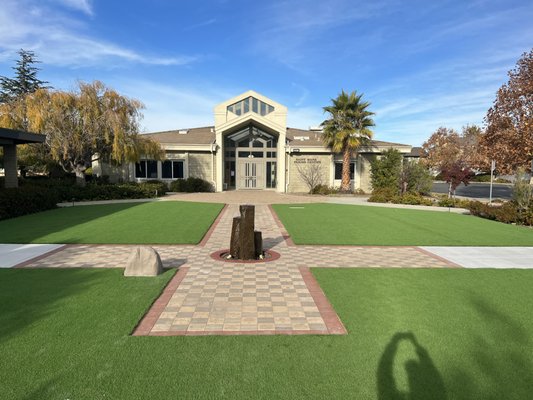 Photo of RB landscaping - Redwood City, CA, US. Belmont Church Front