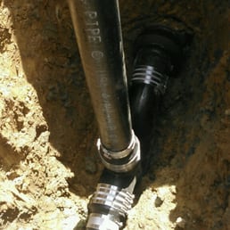 Photo of Ace Plumbing & Rooter - San Francisco, CA, United States. 4" American-made cast iron sewer and 5" house trap with riser installed by Ace Plumbing and Rooter.