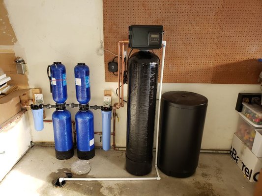 Photo of Evo Water Heating & Plumbing - San Jose, CA, US. Salt softener , carbon filtration,  multistage sediment protection