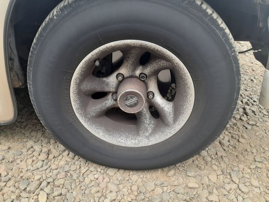 Photo of Duckys Car Wash - Sausalito - Sausalito, CA, US. I paid for upgraded wheel cleaning and this is what I get?