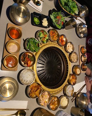 Photo of Sura Korean BBQ - Richmond, BC, CA. Side dishes for combo