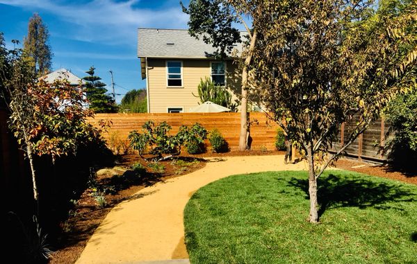 Photo of Hoes and Ditches - Oakland, CA, US. Complete backyard garden in North Berkeley designed, installed and maintained by Hoes and Ditches