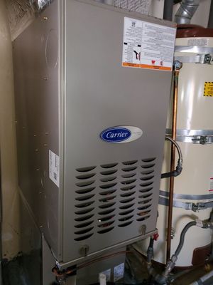 Photo of CostLess Heating & Cooling - San Jose, CA, US. New 80% carrier performance furnace