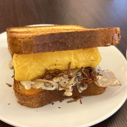 Truffle Mushroom Egg Toast