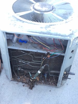 Photo of Phoenix Heating And Air Conditioning - San Leandro, CA, US. Bye bye to this 30+ year old system