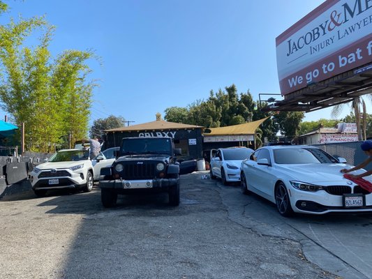 Photo of Galaxy Detailing - Los Angeles, CA, US. Cars getting worked on.