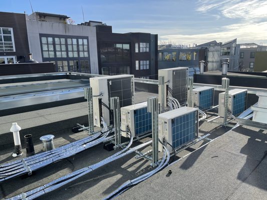 Photo of A Plus Quality HVAC - Daly City, CA, US. SF Office space HVAC outdoor equipment