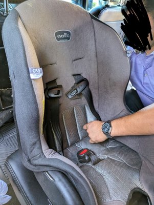 Photo of Airport Taxi Cab Services - San Francisco, CA, US. "infant" car seat