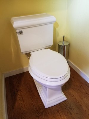 Photo of #1 Honest Plumber - Sunnyvale, CA, US. Installation of Kohler toilet