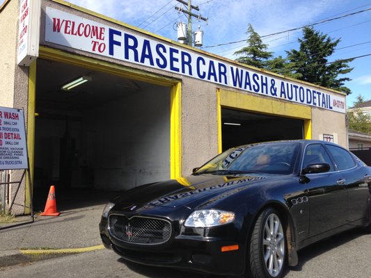 Photo of Fraser Car Wash & Auto Detail - Vancouver, BC, CA. complete interior shampoo job  cost 275$ took 6 hours included a through exterior wash/door jambs, all weather strips cleaned & wheels