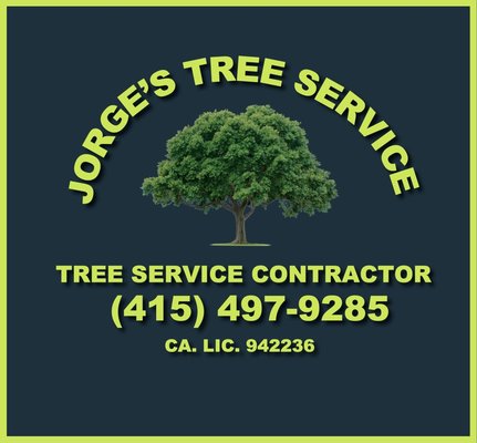 Photo of Jorge's Tree Service - San Rafael, CA, US. Jorges Tree service logo