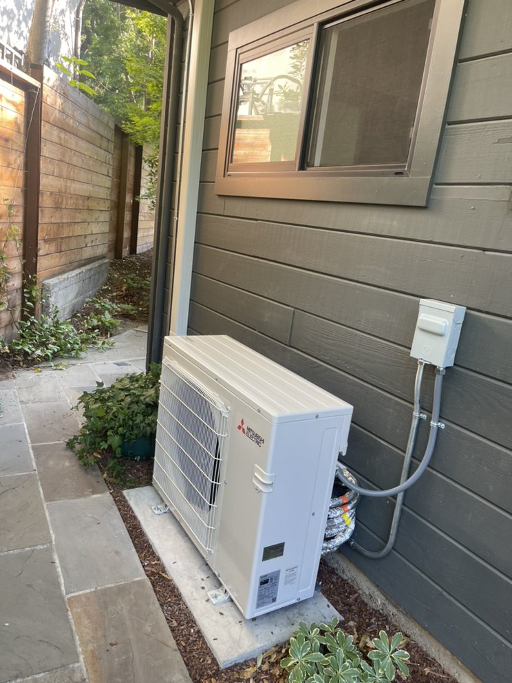 Photo of A Plus Quality HVAC - Daly City, CA, United States. 36,000 Btu MXZ Mitsubishi system outdoor unit