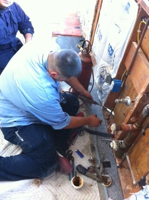 Photo of George Salet Plumbing - Brisbane, CA, US. Steven the plumber, making it happen.