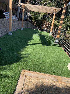 Photo of Blooms Gardening - San Francisco, CA, US. Laid AstroTurf recently installed, recommend it highly if your thinking of having it installed.
