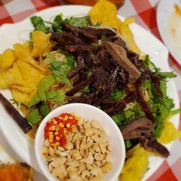 Green Papaya Beef Jerky Salad