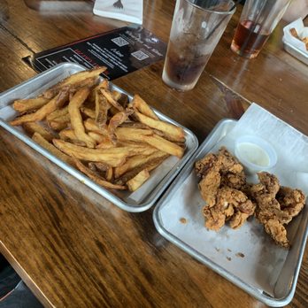 Chicken Tenders and side of fries