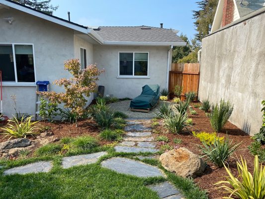 Photo of Terra Gardens - Berkeley, CA, US. They created a quiet reading nook tucked in the back.