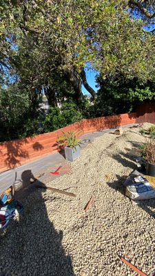 Photo of Bravo's Landscaping Services - Hayward, CA, US. A backyard was replaced and new short fence was built