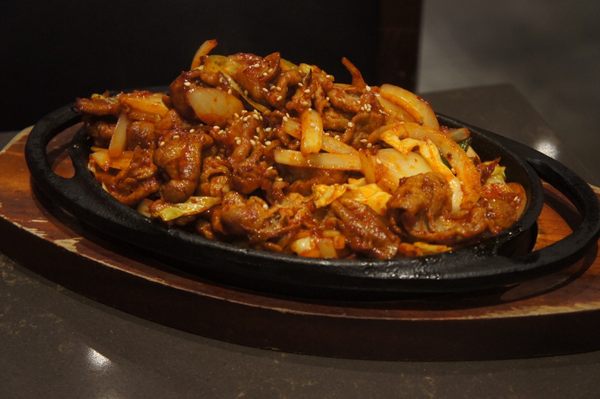 Photo of Shilla Korean Restaurant - Vancouver, BC, CA. Jaeyook stir-fry ($16.95)