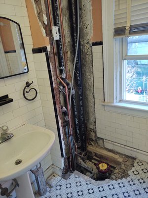 Photo of Michael Donahue Plumbing & Heating - Brooklyn, NY, US. Building Repipe. Williamsburg Brooklyn