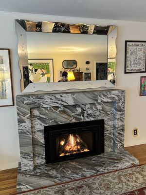 Photo of SDI Insulation - Burlingame, CA, US. Mantel and insert