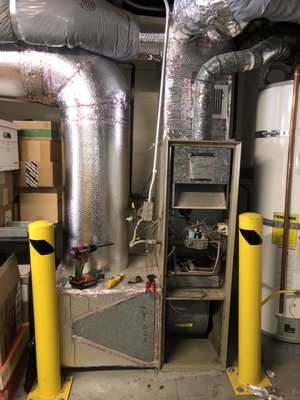 Photo of Ocean Air Heating - San Francisco, CA, US. Existing furnance