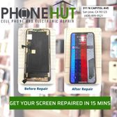 Most iPhone screen repairs can be completed within 15 minutes.