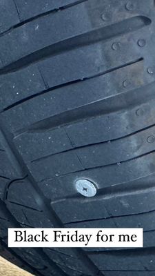 Photo of America's Tire - Millbrae, CA, US. Screw tire puncture