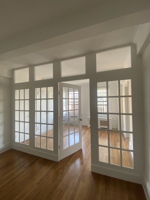 Photo of 1DayWall - New York, NY, US. French doors, Custom windows, custom Molding and Seamless construction!!