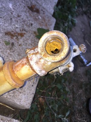 Photo of APLUS Plumbing - Hayward, CA, US. Old water line