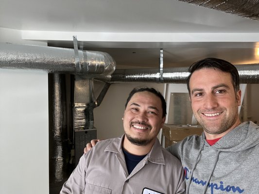 Photo of NEXT HVAC & Appliance Repair - San Francisco, CA, US. Awesome duct work awesome team.