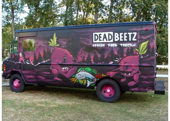 Photo of Deadbeetz Burgers - Victoria, BC, CA. DeadBeetz Food Truck in Victoria BC