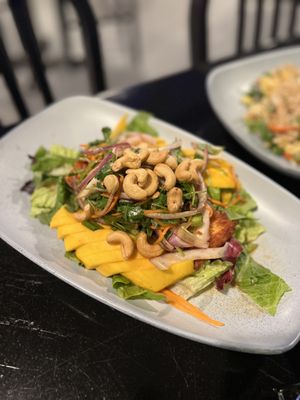 Photo of Thai Time - Sacramento, CA, US. Mango-Glazed Salmon Salad ($20)