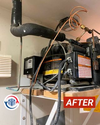 Photo of NEXT HVAC & Appliance Repair - San Francisco, CA, US. Wine cooler SLA 27-23 refrigerant leak repair. Indoor unit replacement.