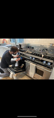 Photo of Hi-Tech Appliance Repair - San Rafael, CA, US. Viking double oven had issues with the grill spark electrode not receiving a signal to spark. issue diagnosed to be a faulty spark module.