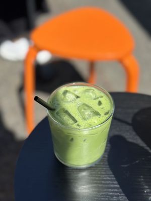 Photo of Cowdog Coffee - Vancouver, BC, CA. Matcha milk