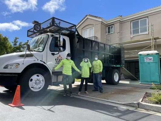 Photo of Giant Hauling & Demolition - San Francisco, CA, US. We are proud to have a business we're all our employees are treated as family. This is one of our trucks that we have