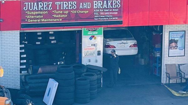 Photo of Juarez Tires and Brakes - San Francisco, CA, US. Tires and brakes service station