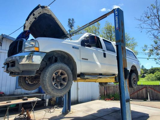 Photo of Dave's Auto Repair - Petaluma, CA, US. Is your Vehicle large?  We can help you!"