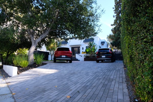 Photo of RB landscaping - Redwood City, CA, US. Paver driveway installation.