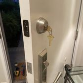 Fresh installation of a Double Sided lock.